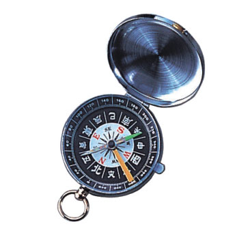 {振昌文具}【徠福LIFE】  NO.135 日製指南針(指北針)-附蓋中文45MM / 個