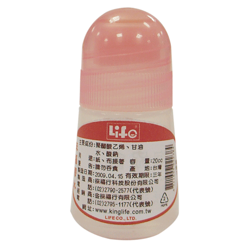 {振昌文具}【徠福LIFE】 NO.2238 膠水( 20c.c.) 48瓶入 / 盒