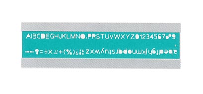 {振昌文具}【徠福LIFE】 TP-722A 英文數字定規(針筆專用) / 片