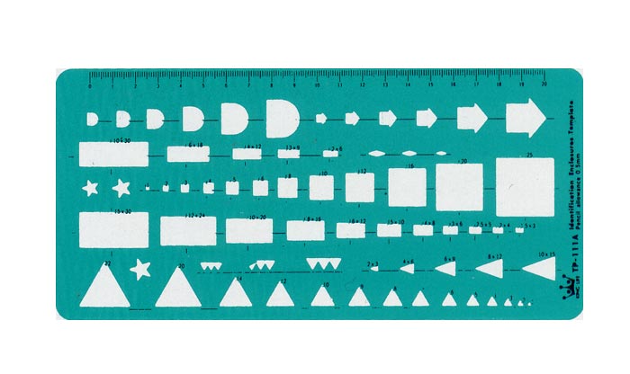 {振昌文具}【徠福LIFE】TP-111A 角定規-111x233x0.8MM / 片