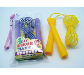 {振昌文具}【雷鳥】 LT-158 果凍双彩實心跳繩 / 條