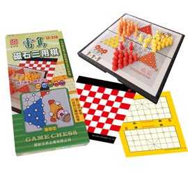 {振昌文具}【雷鳥】LT-31504 磁石三用棋 / 盒