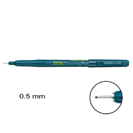 【雄獅】54 代用針筆 0.5mm 黑色/支