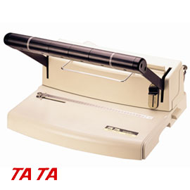 {振昌文具}【請先來電洽詢庫存】TATA 雙線圈2:1鐵環 23孔 打孔裝訂機 E-WIRO 21 /台
