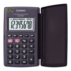 {振昌文具} CASIO 卡西歐 HL-820LV 攜帶型計算機 / 台 硬殼型