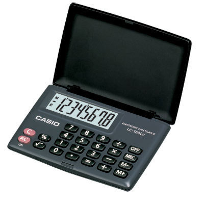 {振昌文具} CASIO 卡西歐 LC-160LV 攜帶型計算機 / 台