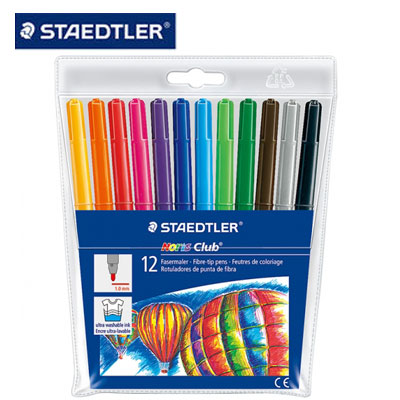 施德樓 MS325WP12 快樂學園水易洗彩色筆12色 / 組