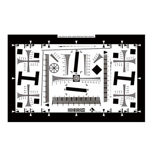 【預購商品】 ISO12233 標準型 Resolution Chart 分辨率測試卡 解析度卡 ( 規格種類多，請來電洽詢 )