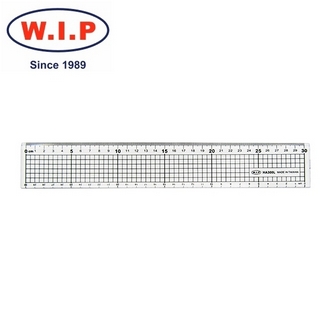 {振昌文具}【W.I.P】30cm鐵邊切割尺  HA300L 台灣製 /支