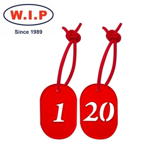 {振昌文具}【W.I.P】寄物用號碼牌（附繩）  300 台灣製 /個 (實際商品顏色依原廠出貨為主)