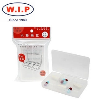 {振昌文具}【W.I.P】六格藥盒  LPB1560 台灣製 /個