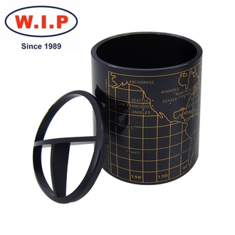 {振昌文具}【W.I.P】地圖筆筒（小）  IP01 台灣製 /個