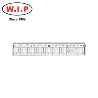 {振昌文具}【W.I.P】20cm鐵邊切割尺  HA200L 台灣製 /支