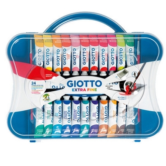 {振昌文具}【請先來電洽詢庫存】【義大利 GIOTTO】305100  高品質不透明水彩12ml  24色/盒