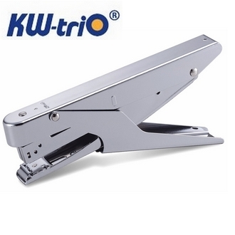 KW 握把式 0536CP 訂書機 NO.3 電鍍 (顏色隨機出貨) / 台