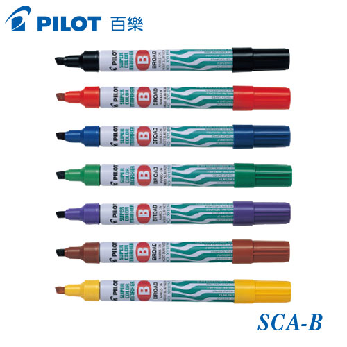 {振昌文具}【Pilot百樂】SCA-B B頭麥克筆 / 支