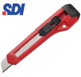 {振昌文具}【手牌SDI】精美手動鎖定型 0432C 大 美工刀 /支 (顏色隨機出貨)