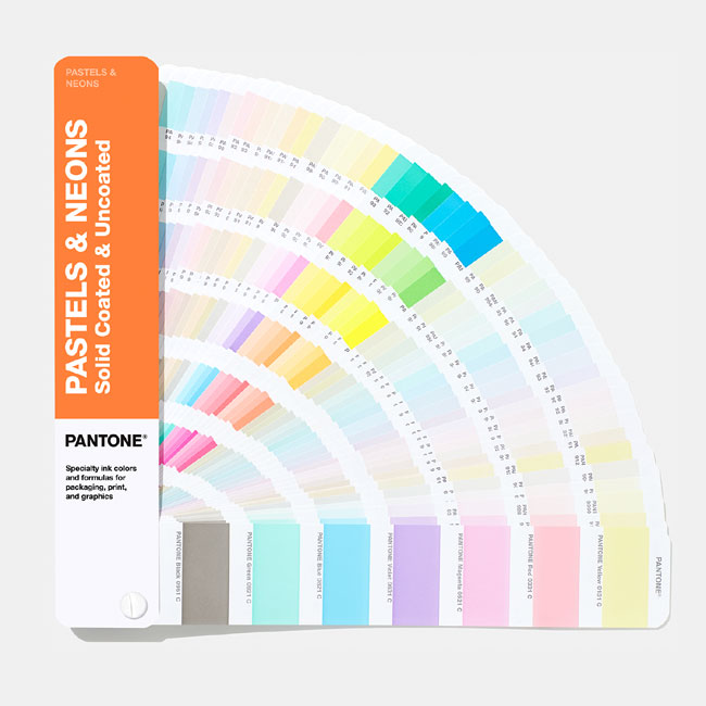 {振昌文具}【請先來電洽詢庫存】PANTONE 色票 粉彩色 & 霓虹色指南 | 光面銅版紙 & 膠版紙 (Pastels & Neons Guide | Coated & Uncoated) GG1504A / 本【2019 最新版】