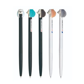 SKB 文明 DS-079 按動 全針管 中性筆 12支/打 (刺蝟顏色隨機出貨)