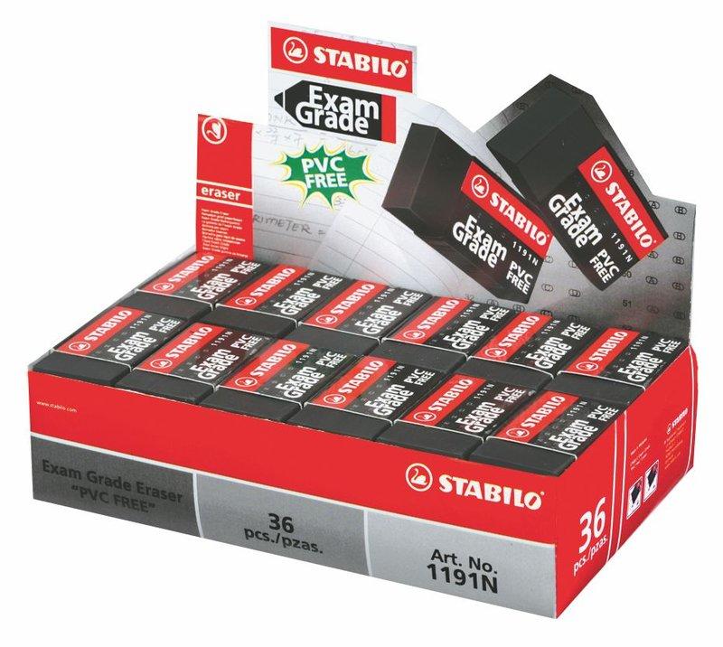 {振昌文具}德國天鵝牌 STABILO 1191N 環保橡皮擦 小 盒裝組 36入