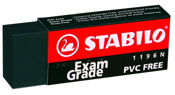 {振昌文具}德國 天鵝牌 STABILO 1196N 環保橡皮擦 大 無毒 黑色