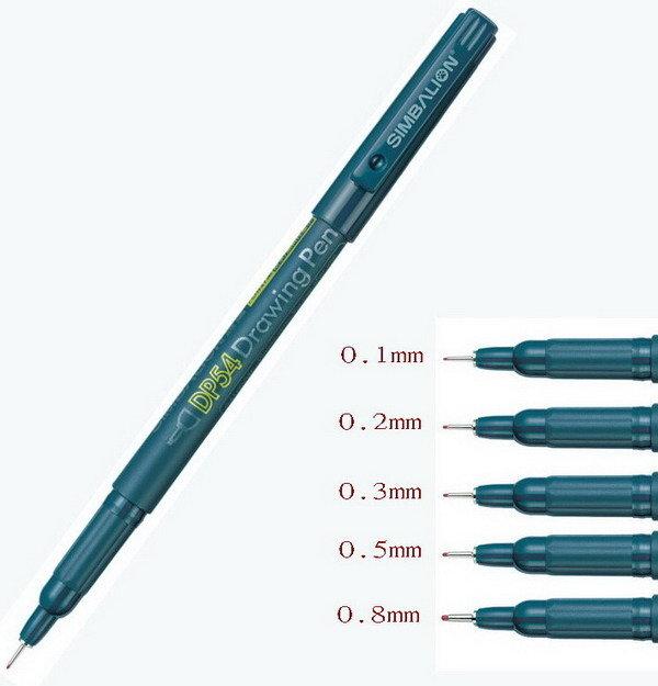 {振昌文具}LION雄獅 DP54雄獅 代用 針筆 黑色 0.05/0.1/0.2/0.3/0.5/0.8mm