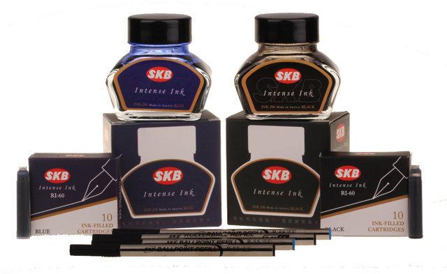 {振昌文具}SKB文明鋼筆 INK-200 奧地利原裝鋼筆墨水 瓶罐墨水 30ml(2色)