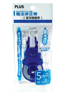 {振昌文具}PLUS 43-396 WH-015BC-R艷彩魔法修正帶替帶 藍