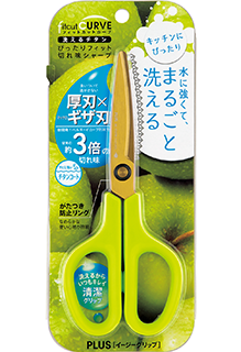 {振昌文具}PLUS 34-555 SC-175STW廚房剪刀 綠
