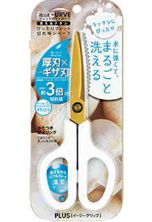 {振昌文具}PLUS 34-557 SC-175STW廚房剪刀 白