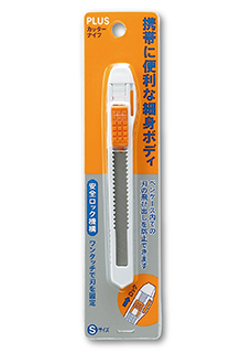 {振昌文具}PLUS 35-329 CU-003美工刀(小) 白