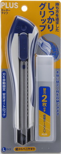 {振昌文具}PLUS 35-334 CU-005美工刀(大)附刀片