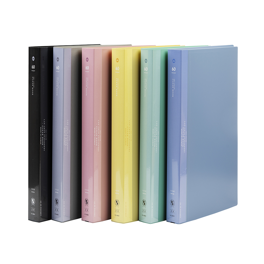 {振昌文具}【連勤】LANCHYN P.P 60入資料簿(KU色系)/LC-60KU