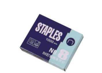 {振昌文具}【徠福LIFE】釘書針 (適用美製B8釘書機) no.8