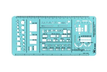 {振昌文具}【徠福LIFE】傢俱裝潢定規-111x233x0.8mm 1:00 tp-302a