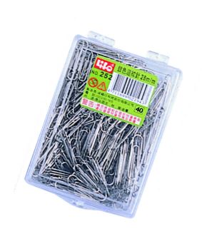 {振昌文具}【徠福LIFE】銀色迴紋針(28mm230支入) 252