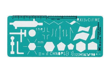 {振昌文具}【徠福LIFE】化學符號定規-73x171x0.8MM TP-511A