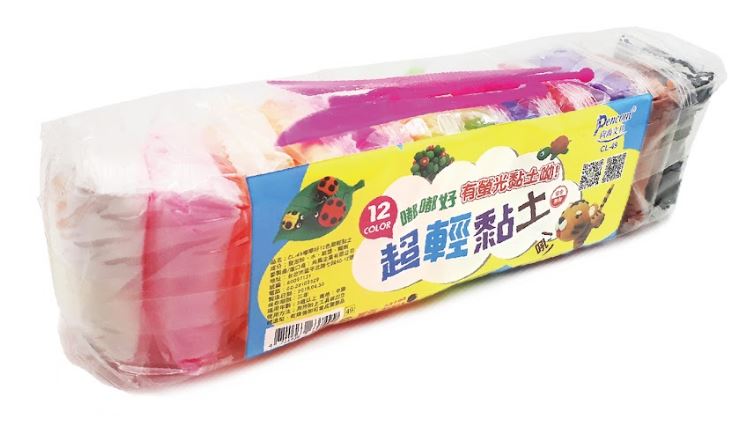 {振昌文具}【尚禹】 CL-49 嘟嘟好 安全無毒 超輕黏土 輕質土 12色/包