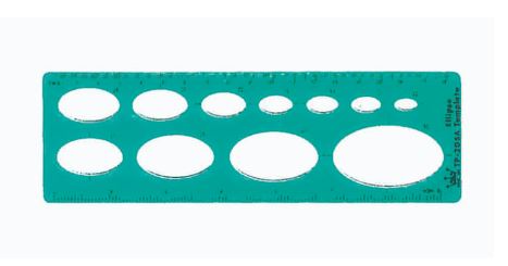 {振昌文具}【徠福LIFE】橢圓定規-60x193x0.8MM tp-205a