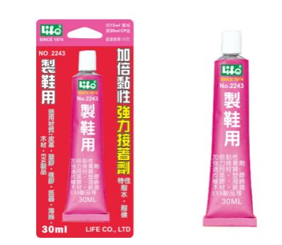 {振昌文具}【徠福LIFE】製鞋用強力接著劑 2243