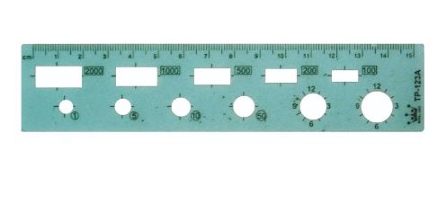 {振昌文具}【徠福LIFE】國小數學尺 TP-123A