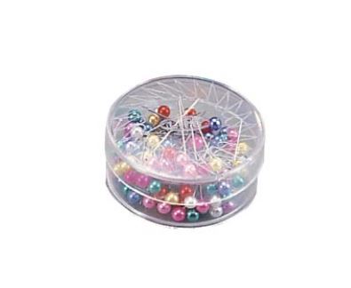 {振昌文具}【徠福LIFE】日本彩色珠針(40mm/90支入) 2197
