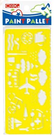 {振昌文具}【三燕COX 】造型圖型板/片 NO-184