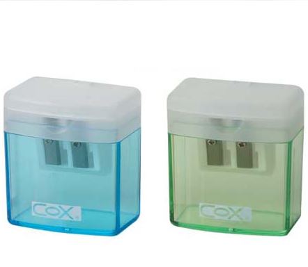 {振昌文具}【三燕COX】双孔、可蓋式削筆器 PS-20