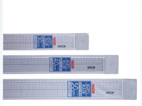 {振昌文具}【三燕COX】50CM方眼壓克力直尺 CS-5001