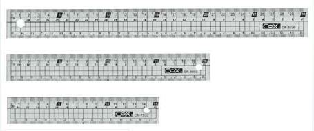 {振昌文具}【三燕COX】20CM 多功能塑膠直尺/支 CR-2000