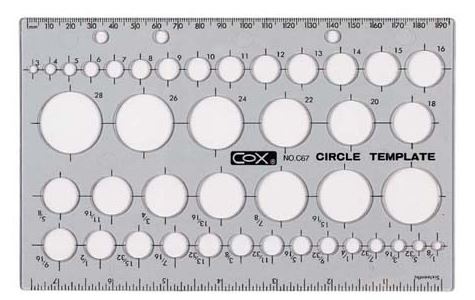 {振昌文具}【三燕COX 】圓圈板/片 C67