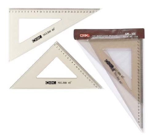 {振昌文具}【三燕COX】36CM三角板尺組 GPS-350