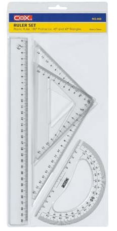 {振昌文具}【三燕COX】30CM三角板尺組/組 NO.460