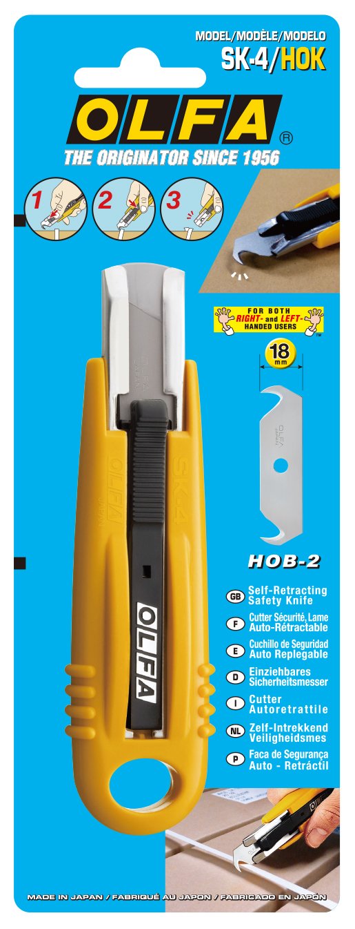 {振昌文具}日本OLFA安全工作刀SK-4/HOK型